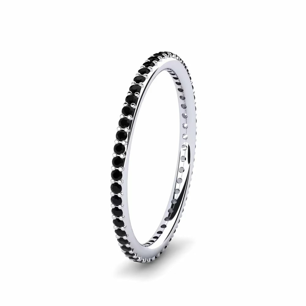 Anel Aura Negra Prata 925