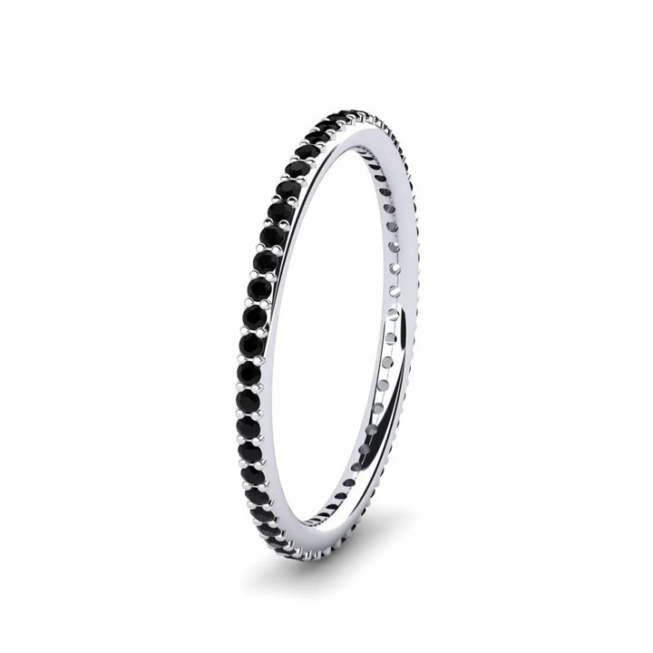 Anel Aura Negra Prata 925