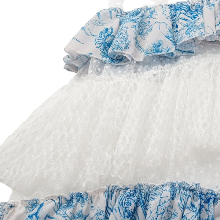 Biquíni Clássico Azulejo Com Detalhes Vazados - Poderosa