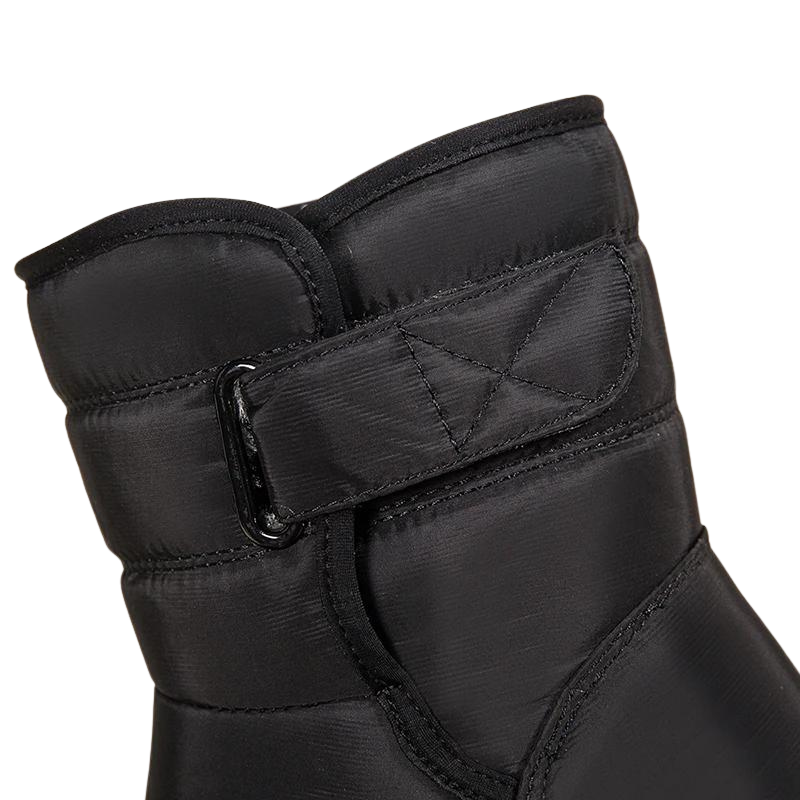 Bota Snow Cano Curto Matelassê Com Pelos