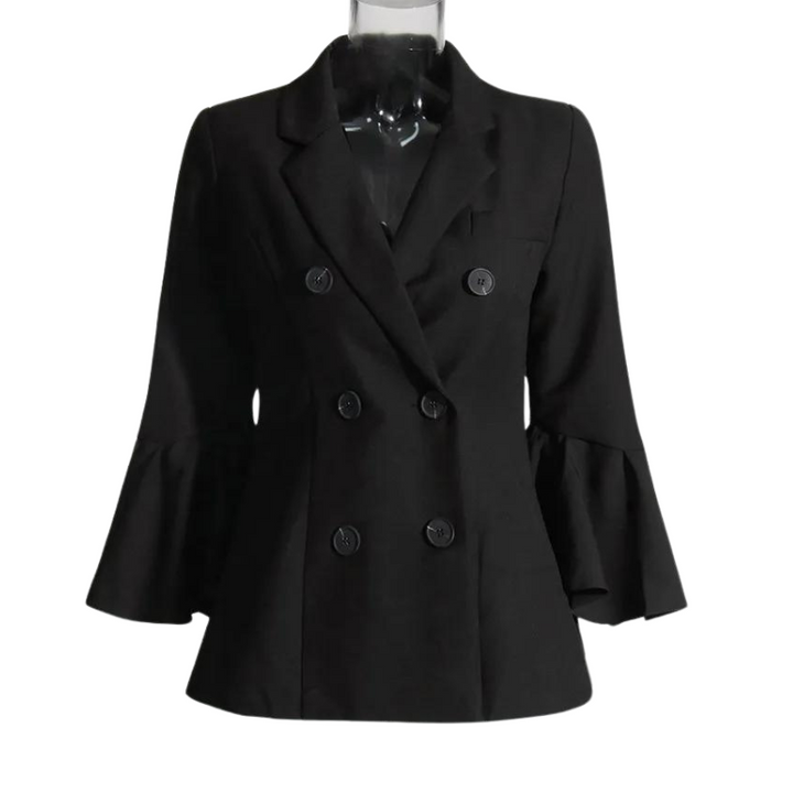 Blazer Feminino Alfaiataria Manga Flare