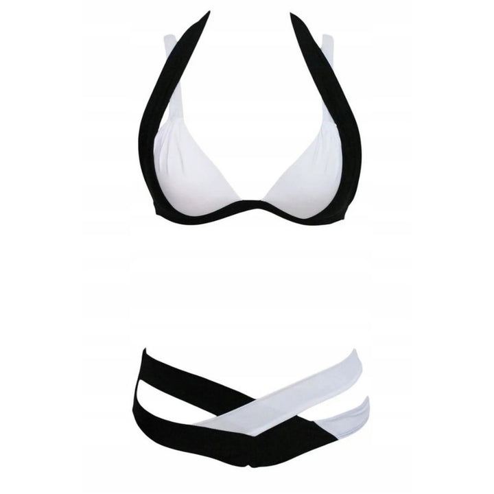 Biquíni Plus Size Bicolor Com Tiras