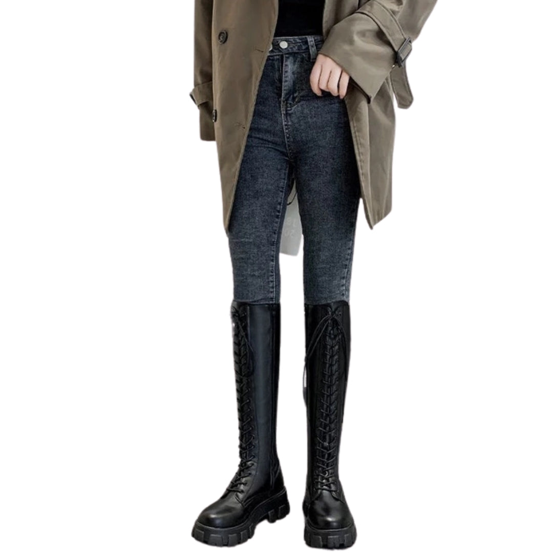 Bota Coturno Cano Alto Tratorada Preta - Poderosa