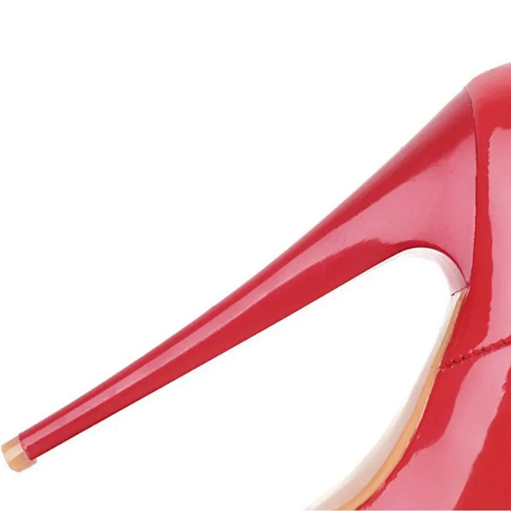 Bota Over The Knee Verniz Salto Agulha