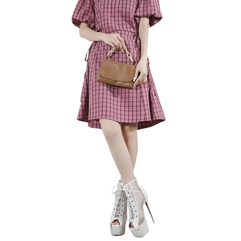 Open Boot Meia Pata Telada Salto Agulha