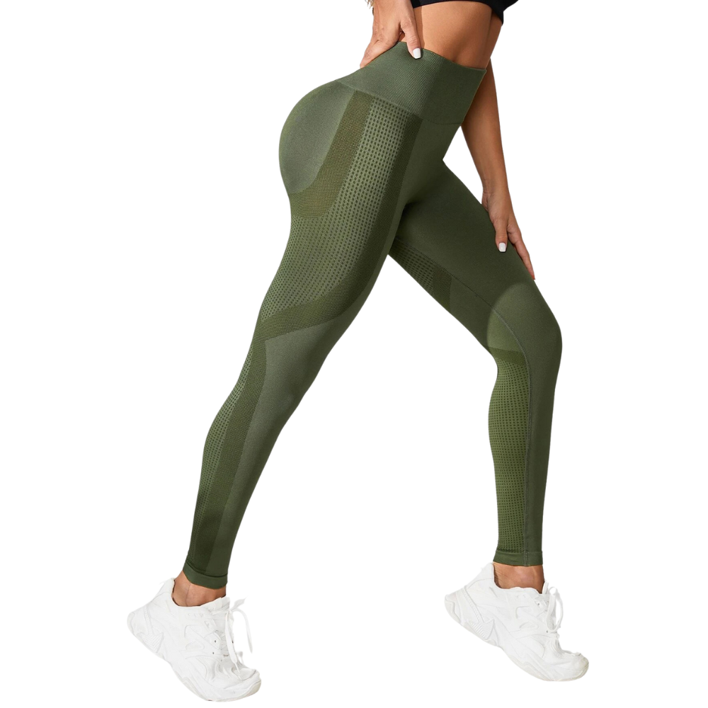 Legging Fitness Sculpt Verde Militar