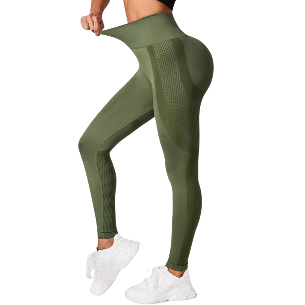 Legging Fitness Sculpt Verde Militar