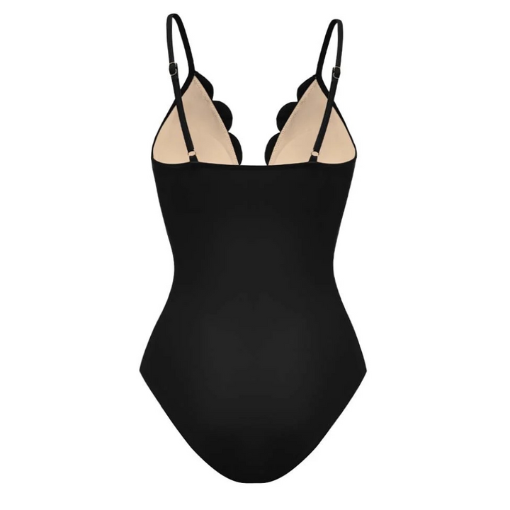 Maiô Glamour Vazado Preto
