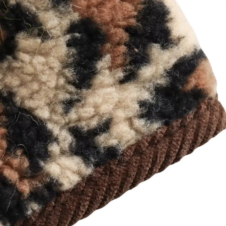 Jaqueta Feminina Pelúcia Animal Print