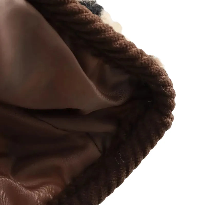 Jaqueta Feminina Pelúcia Animal Print