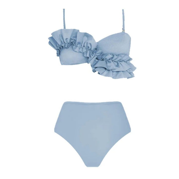 Biquíni Assimétrico Azul Glamour