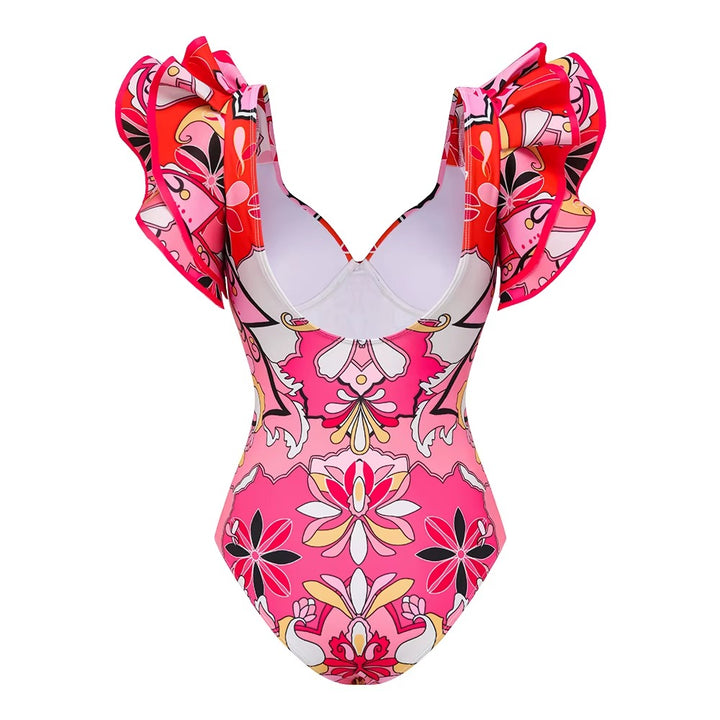 Maiô Elegance Mandala Pink -Poderosa