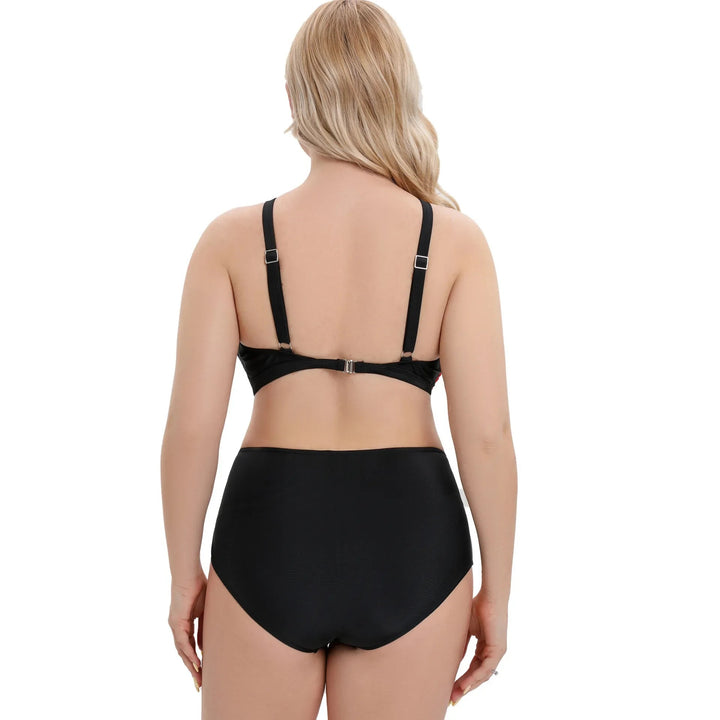 Biquíni Plus Size Cruzado Red & Black