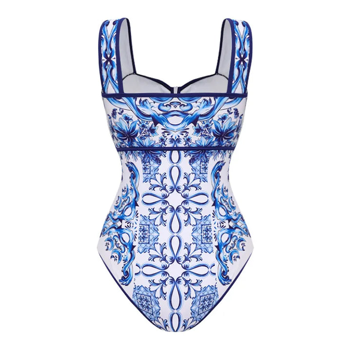 Maiô Azul Imperial Com Laço - Poderosa