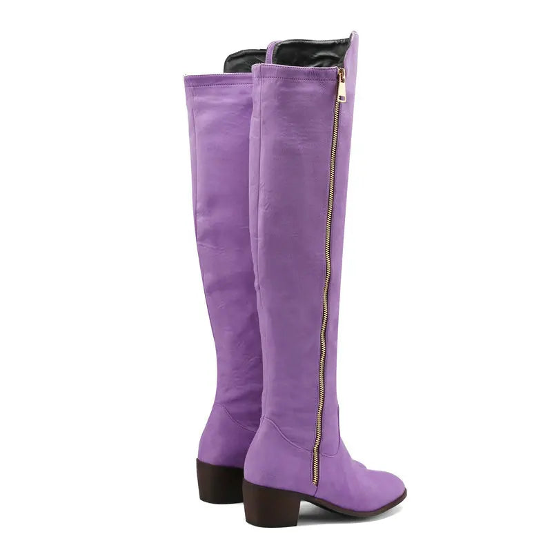 Bota Over The Knee Classic Zip