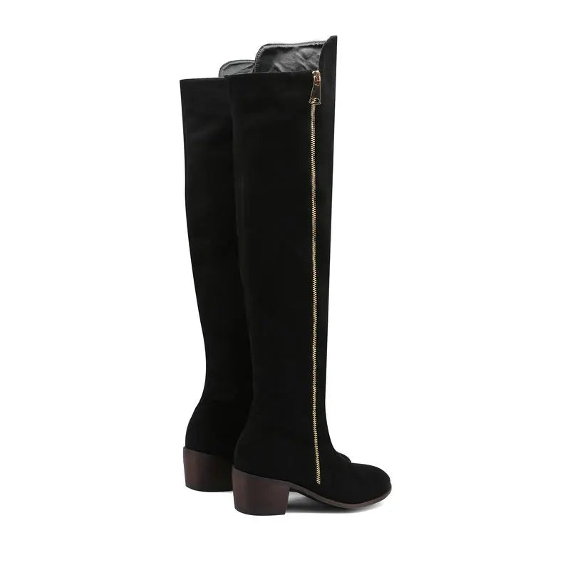 Bota Over The Knee Classic Zip