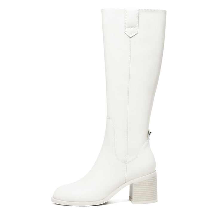 Bota Montaria Couro Salto Bloco