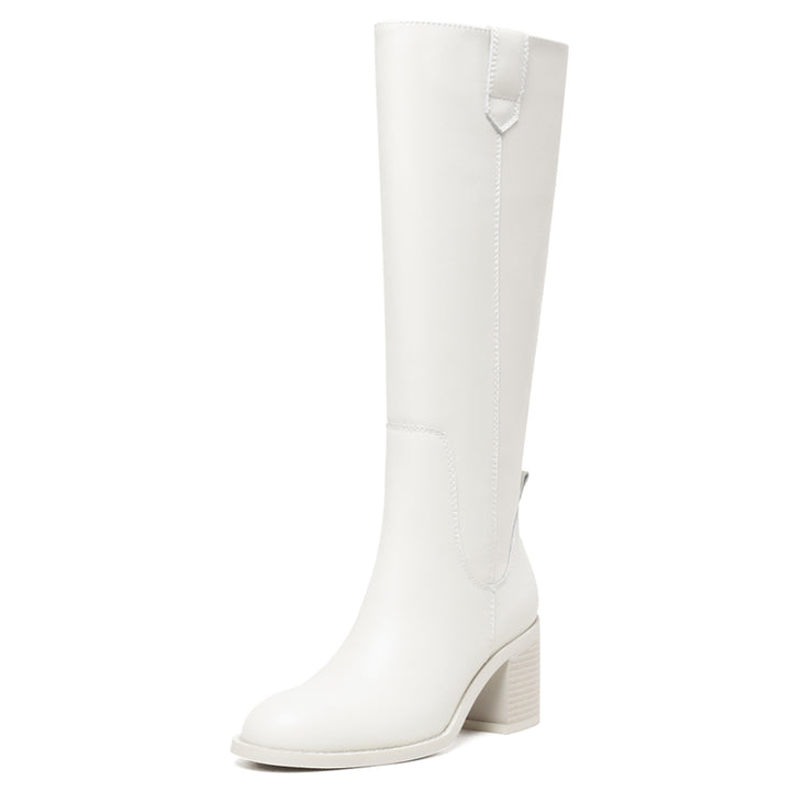 Bota Montaria Couro Salto Bloco