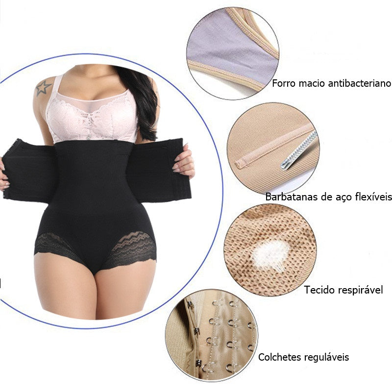 Calcinha Cinta Modeladora Redutora Alta Compressão