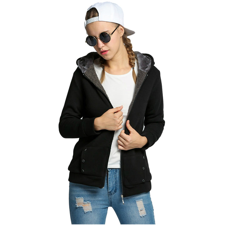 Casaco Moletom Forrado Com Pelos