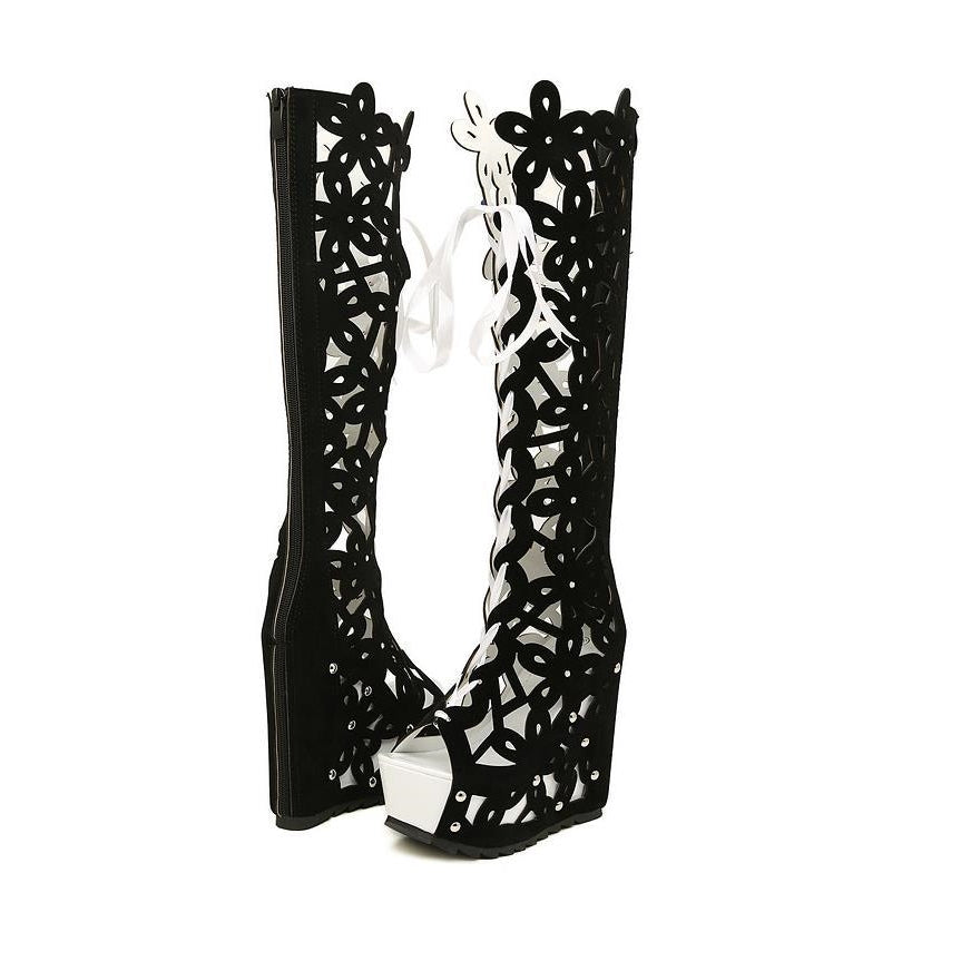 Gladiadora Plataforma Com Amarração