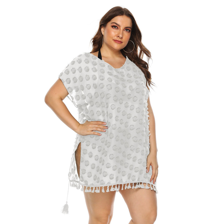 Saída de Praia Plus Size Chiffon