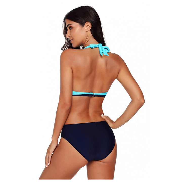 Maiô Engana Mamãe Bicolor Azul