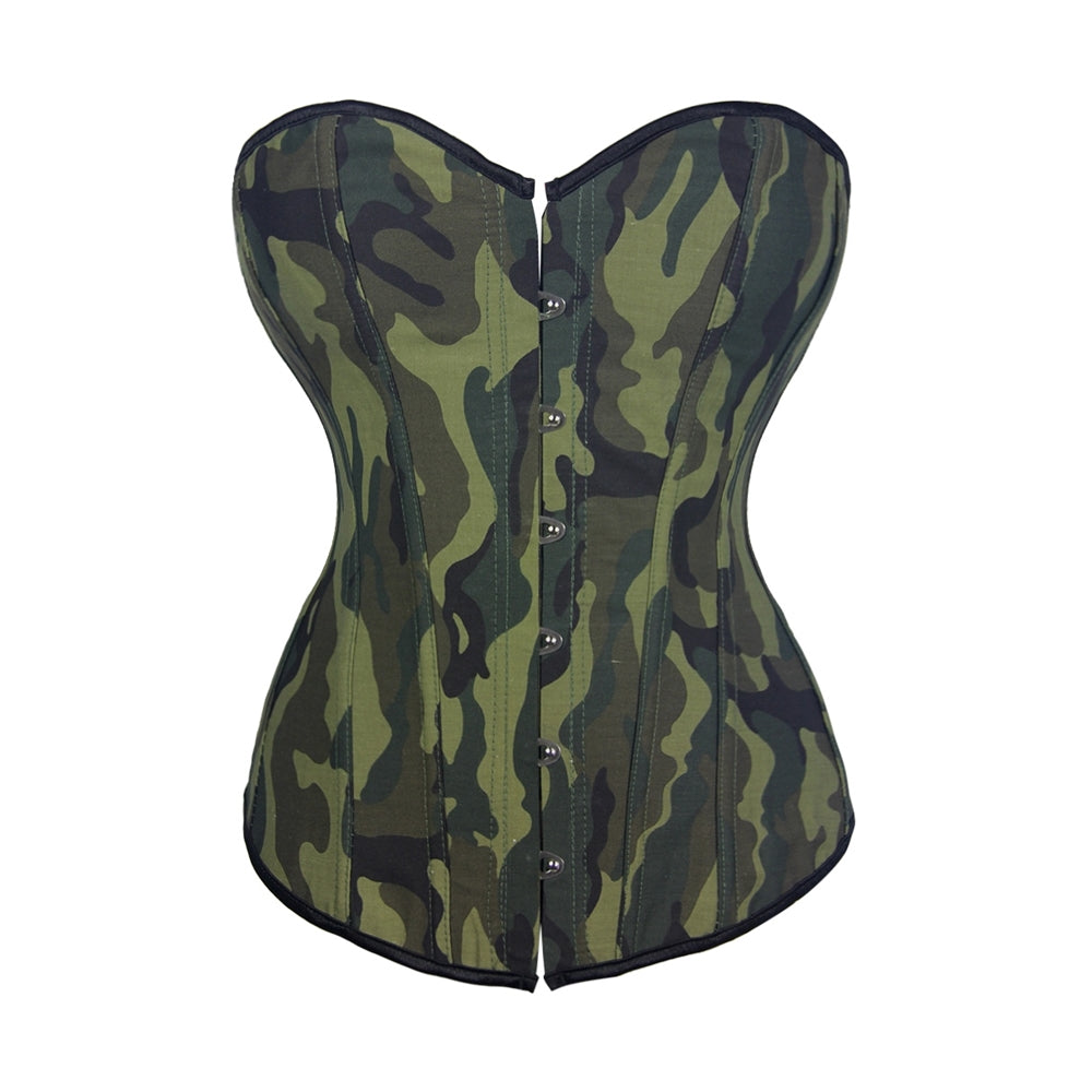 Corset Overbust Camuflado