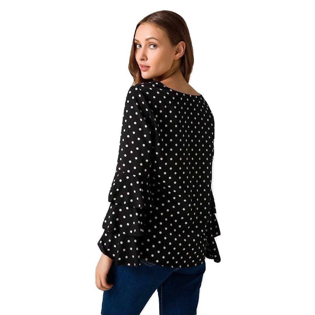 Blusa Poá Manga Boca de Sino