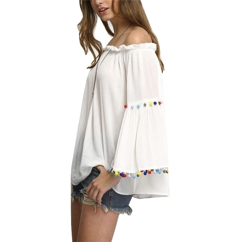 Blusa Ciganinha Com Manga Flare