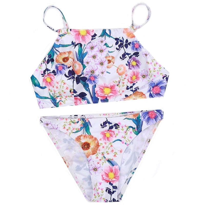 Biquíni Top Cropped Floral