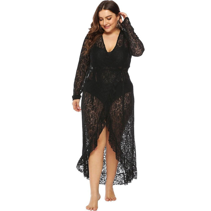 Saída Kimono Renda Plus Size