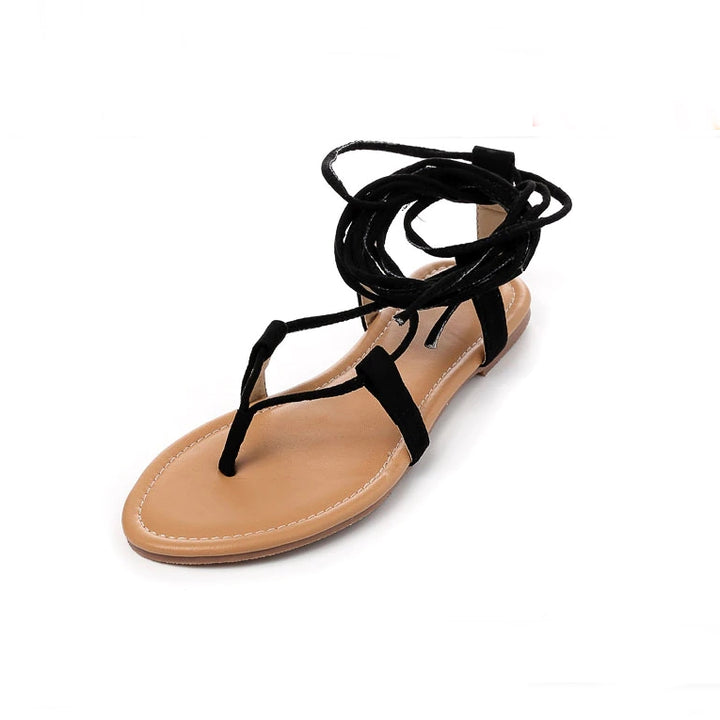 Rasteira Gladiadora Com Amarração