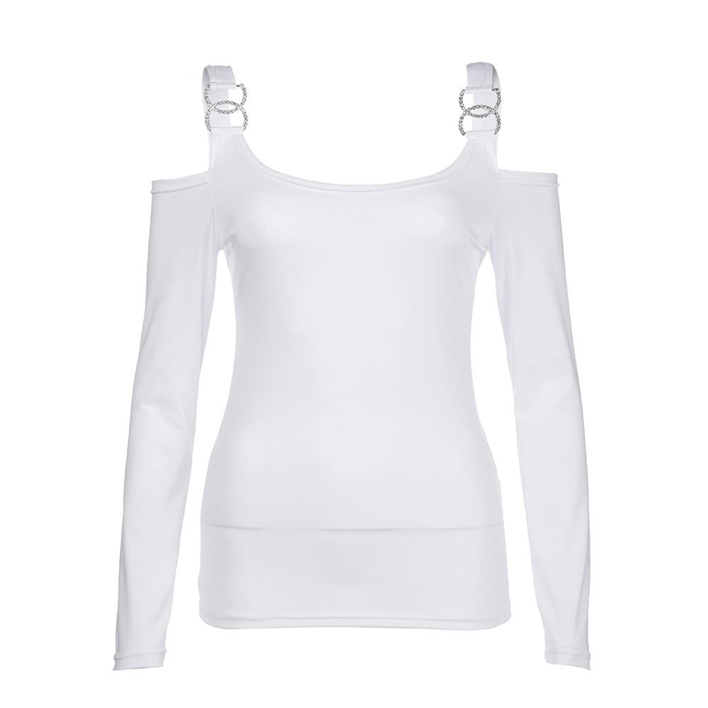 Blusa Open Shoulder Fivelas