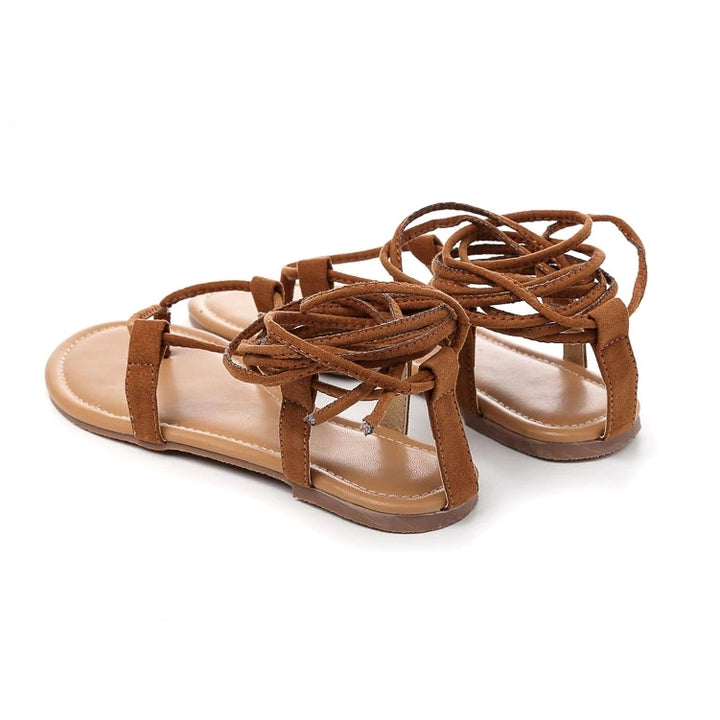 Rasteira Gladiadora Com Amarração