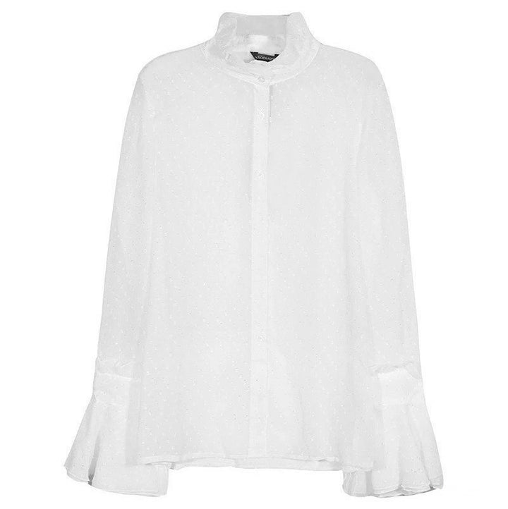 Camisa Manga Flare Off White