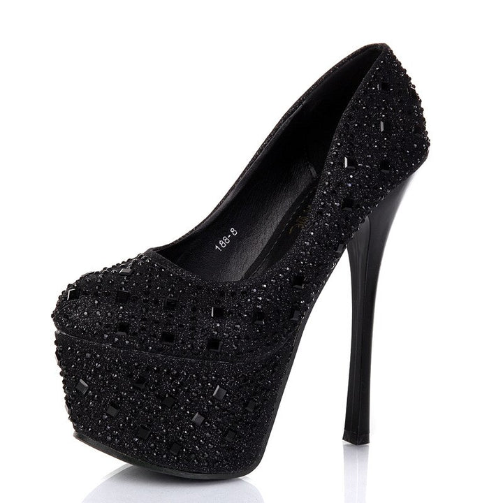 Scarpin Meia Pata Com Cristais