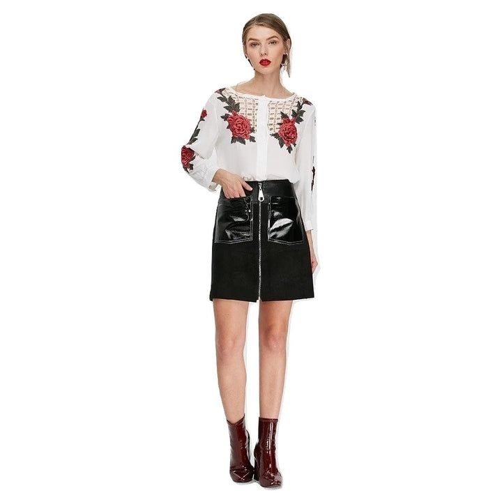 Blusa Bordado Embroidery Floral
