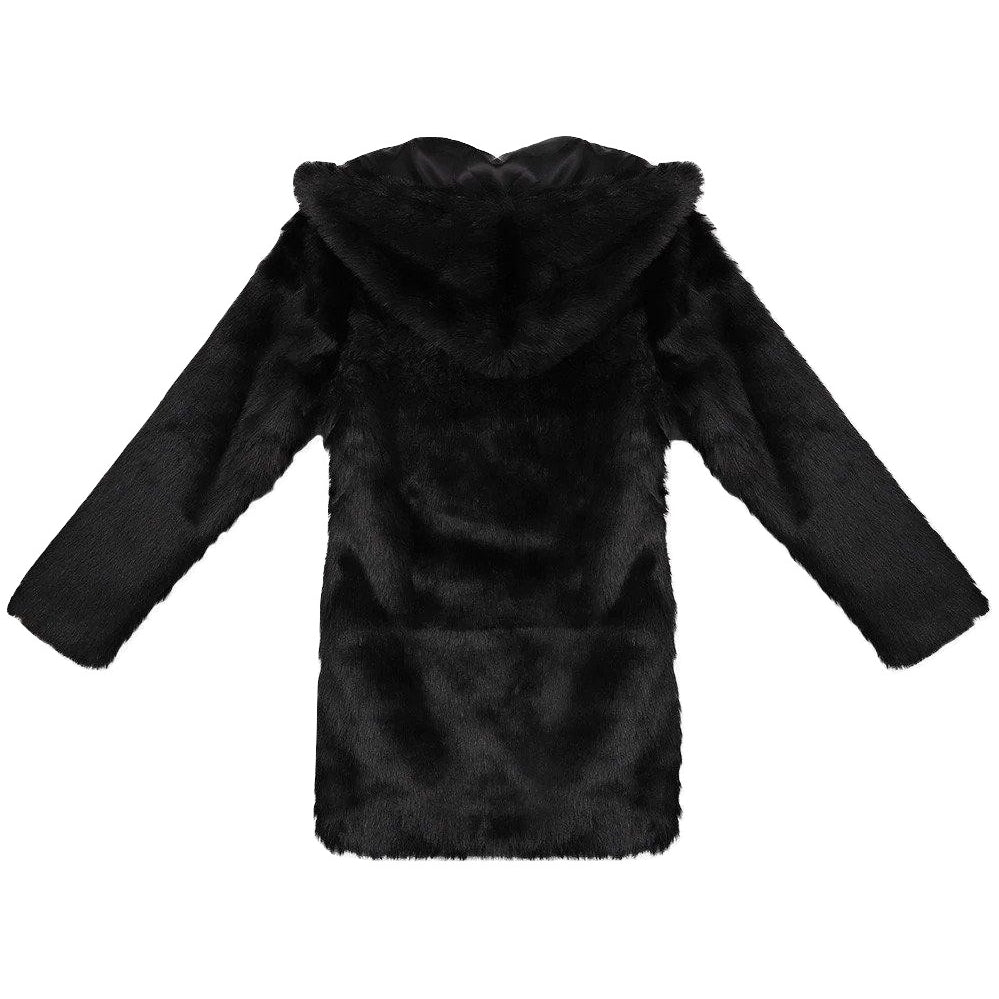 Casaco Feminino Peluciado Com Capuz