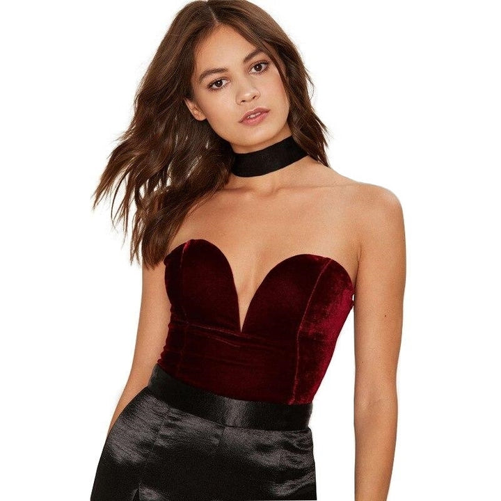 Body Veludo Tomara Que Caia