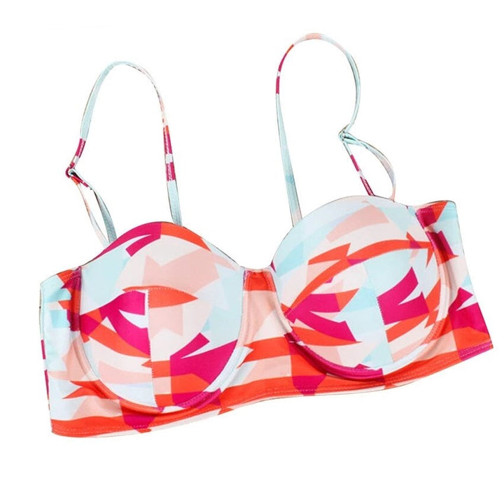 Biquíni Cintura Alta Estampado Plus Size