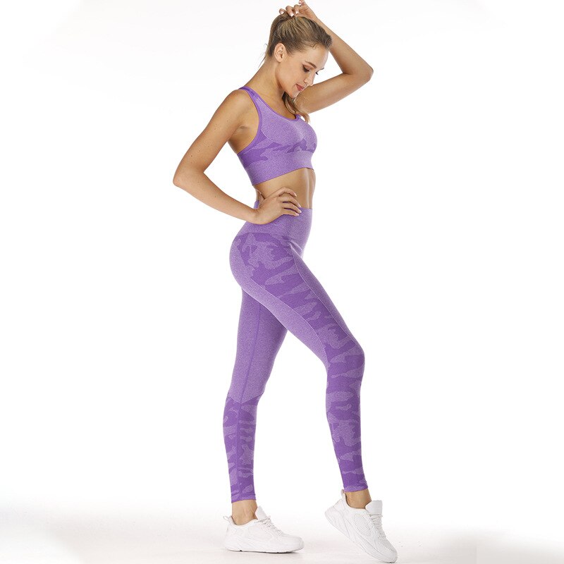 Conjunto Fitness Legging e Top Estampado