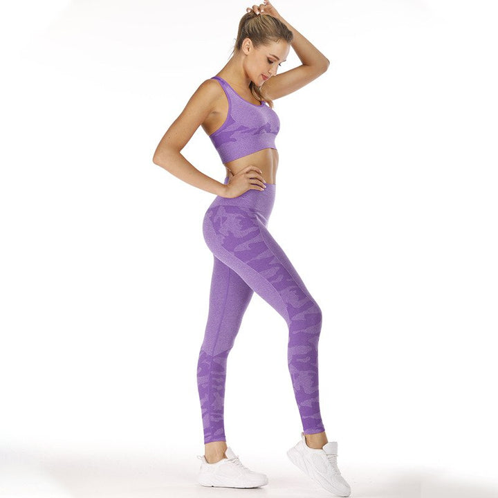 Conjunto Fitness Legging e Top Estampado