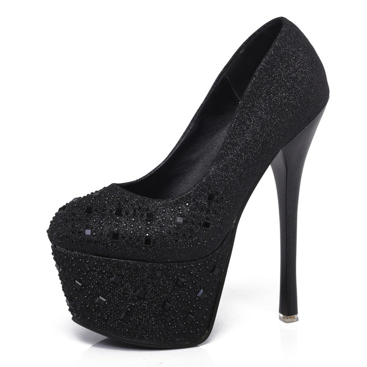 Scarpin Meia Pata Com Cristais