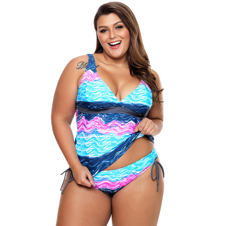 Tanquíni Plus Size Degradê