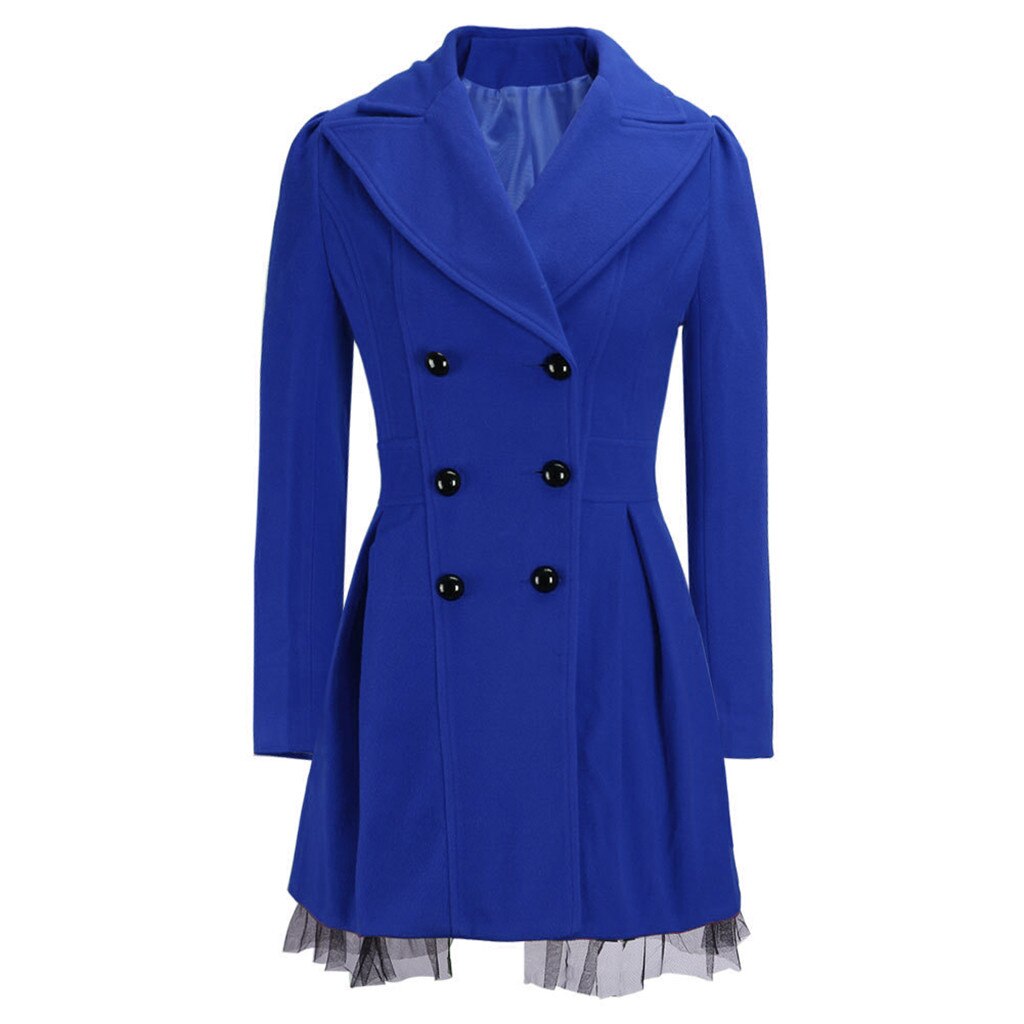 Sobretudo Feminino Com Tule Preto