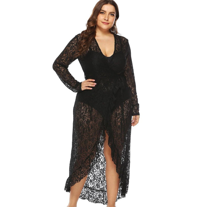 Saída Kimono Renda Plus Size