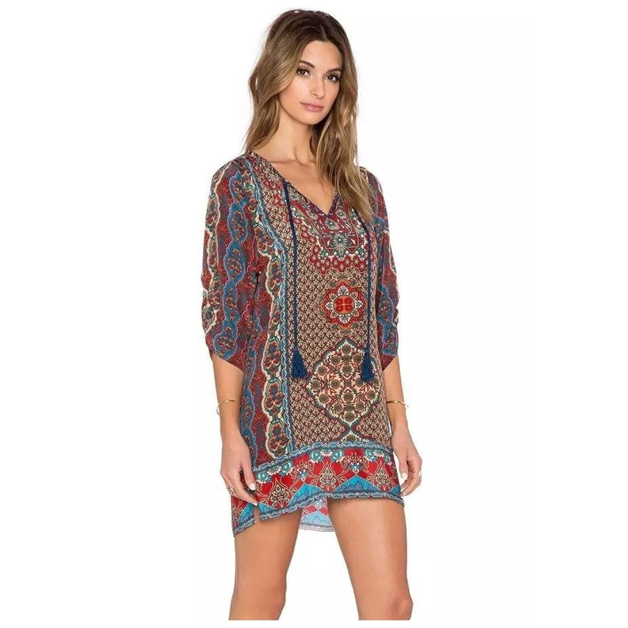 Saída de Praia Estampa Étnica