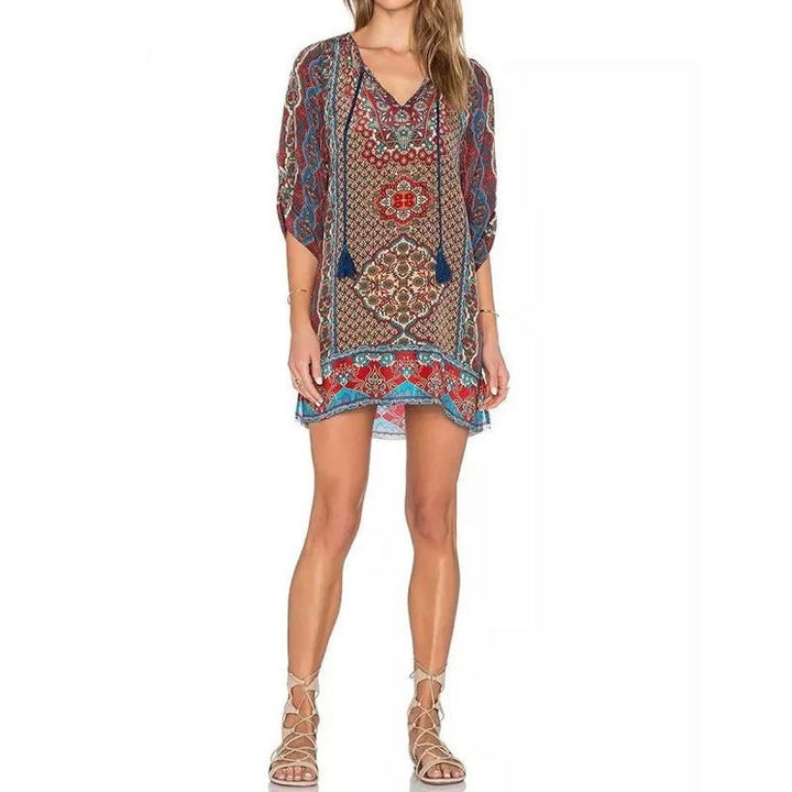 Saída de Praia Estampa Étnica