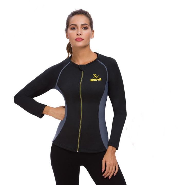 Jaqueta Fitness Redutora Modeladora Efeito Sauna